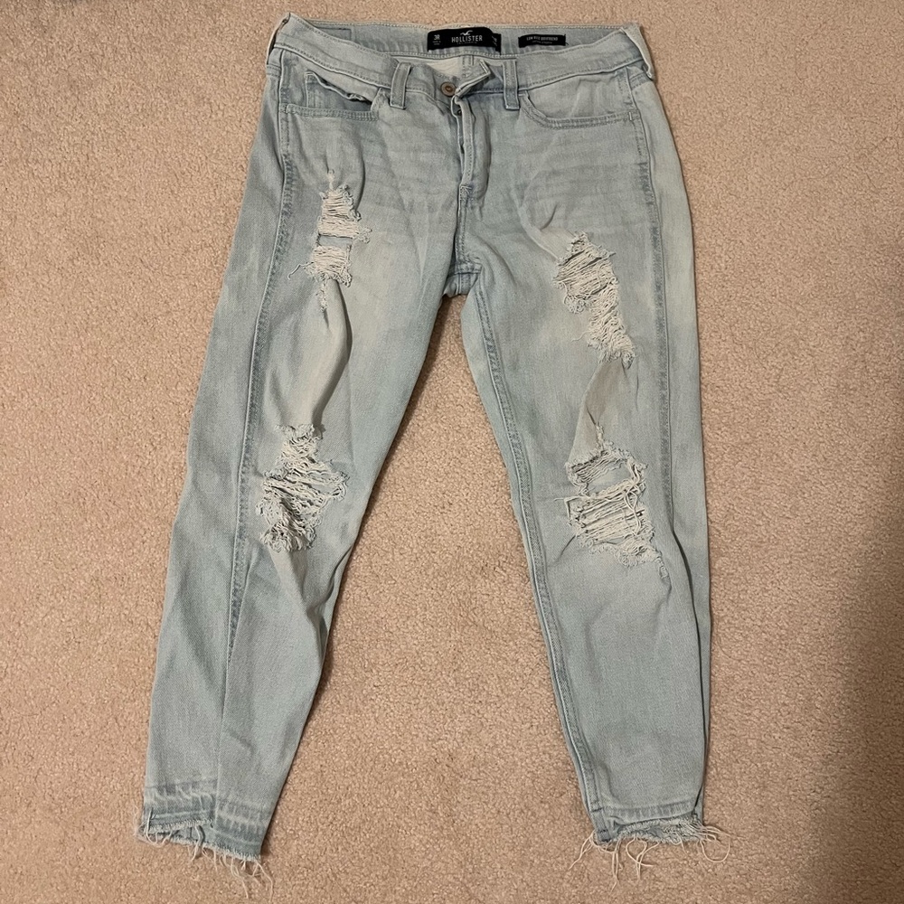 Low rise vintage boyfriend jeans